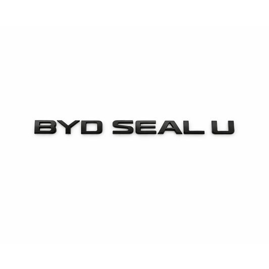 BYD Seal U Küçük Siyah Bagaj Yazısı Byd Uyumlu