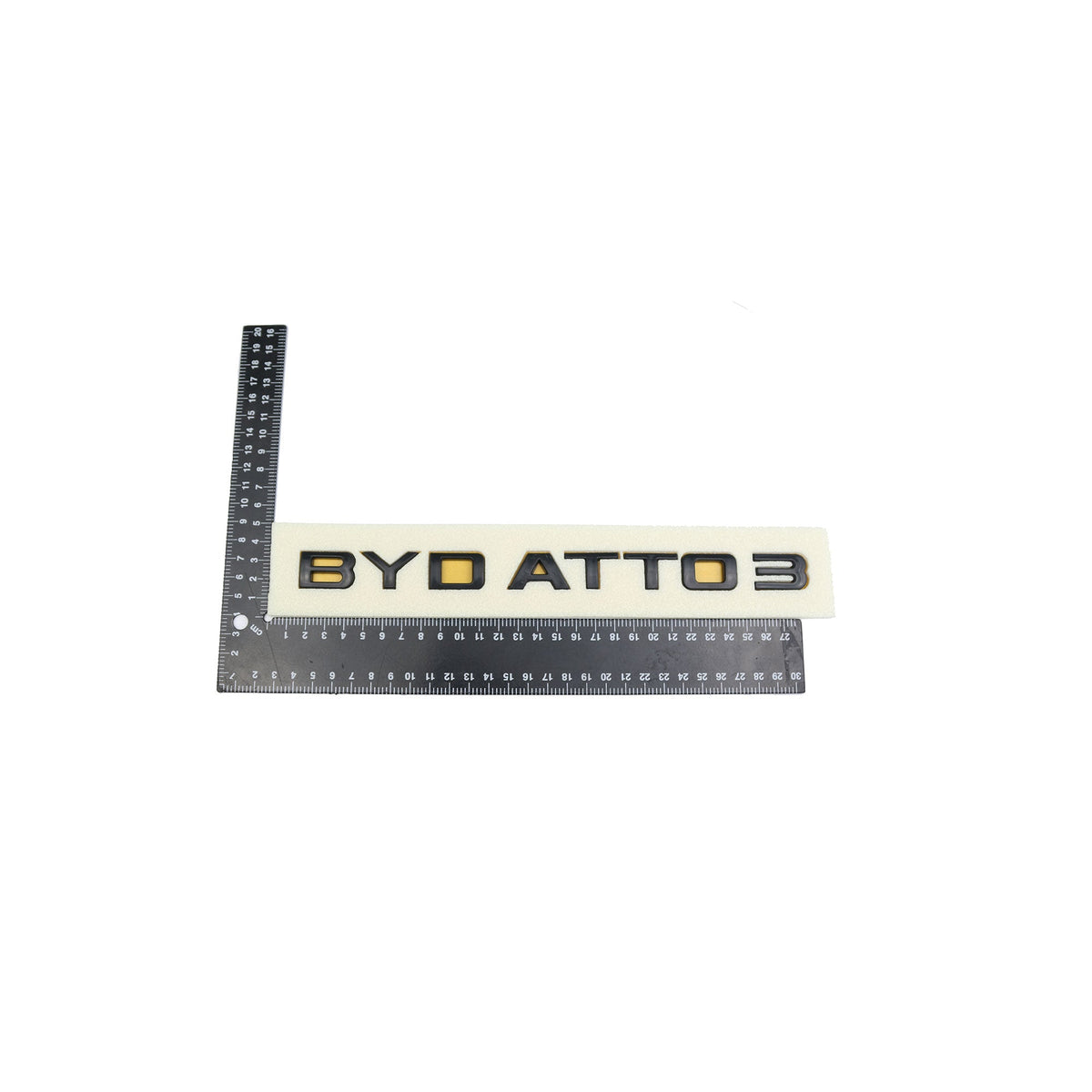 BYD ATTO 3 Siyah Bagaj Yazısı Byd Uyumlu