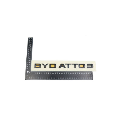 BYD ATTO 3 Siyah Bagaj Yazısı Byd Uyumlu