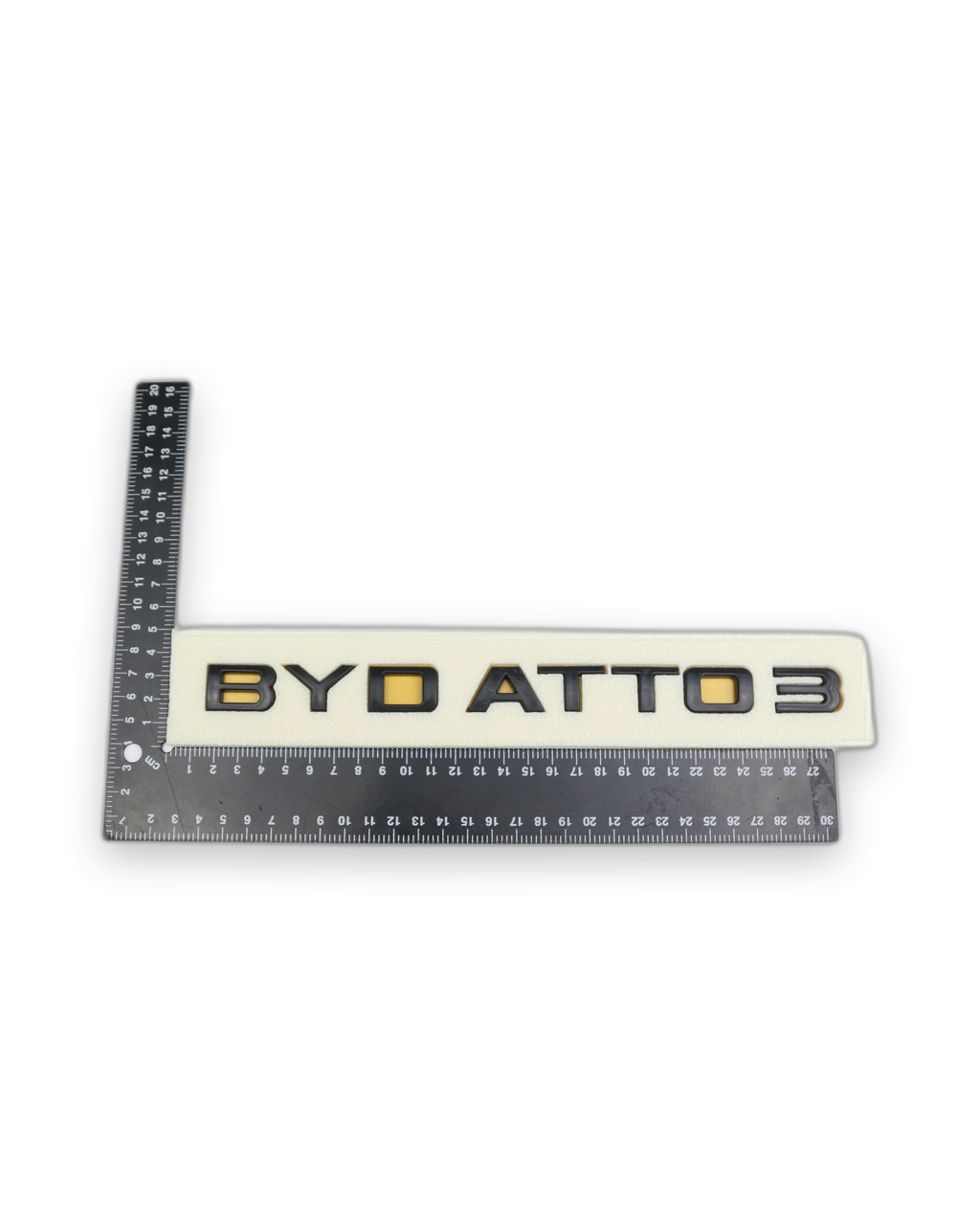 BYD ATTO 3 Siyah Bagaj Yazısı Byd Uyumlu