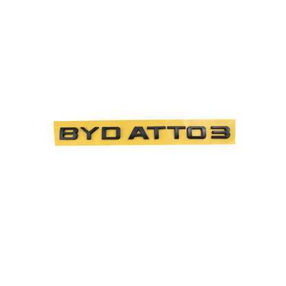 BYD ATTO 3 Siyah Bagaj Yazısı Byd Uyumlu