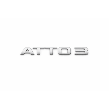 ATTO3 Krom Bagaj Yazısı Byd Uyumlu