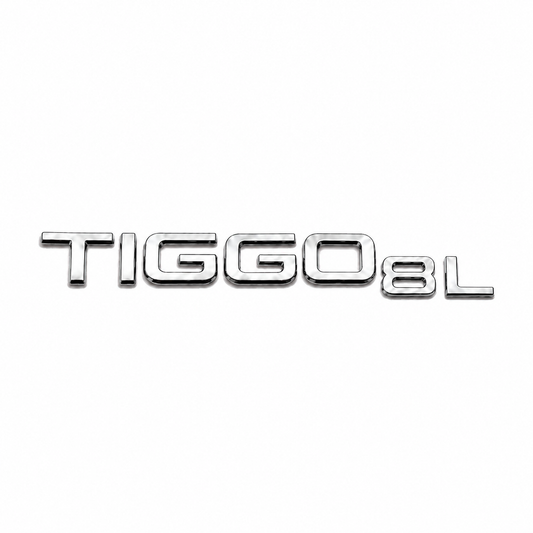 Tiggo 8L Yeni model Krom Bagaj Yazısı Chery Uyumlu