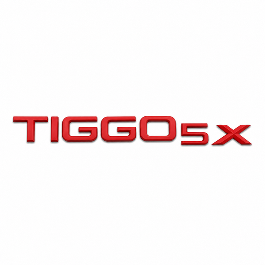 TIGGO 5X Yeni Model Kırmızı Bagaj Yazısı Chery Uyumlu
