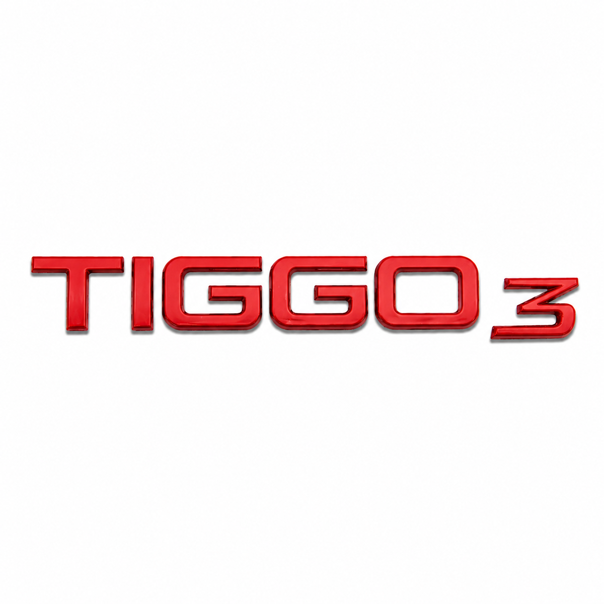 Tiggo 3 Yeni model Kırmızı Bagaj Yazısı Chery Uyumlu