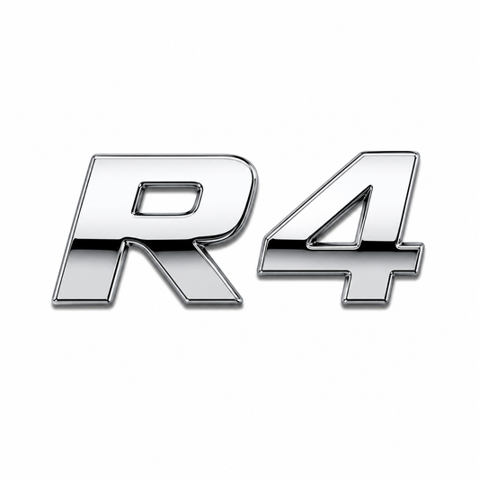 R4 Krom Bagaj Yazısı Chevrolet Uyumlu