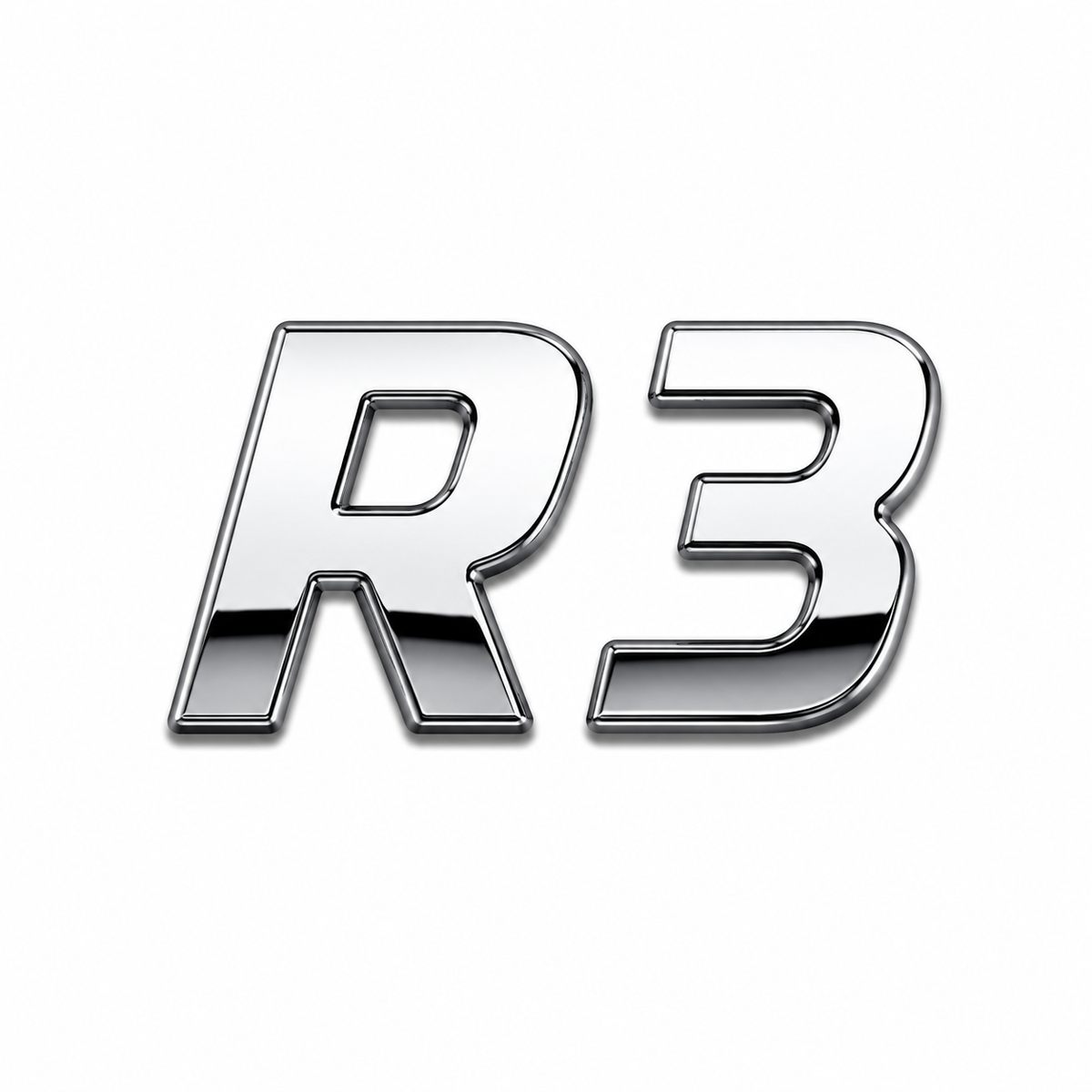 R3 Krom Bagaj Yazısı Chevrolet Uyumlu