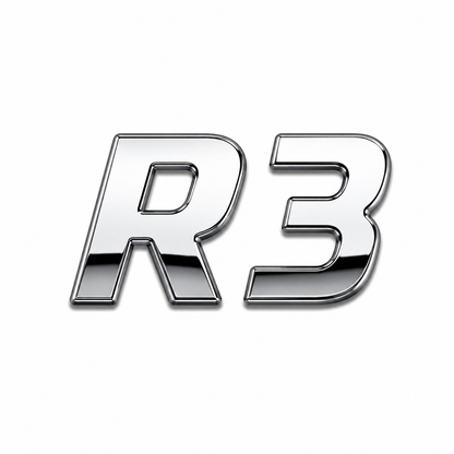 R3 Krom Bagaj Yazısı Chevrolet Uyumlu