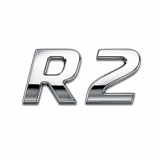 R2 Krom Bagaj Yazısı Chevrolet Uyumlu