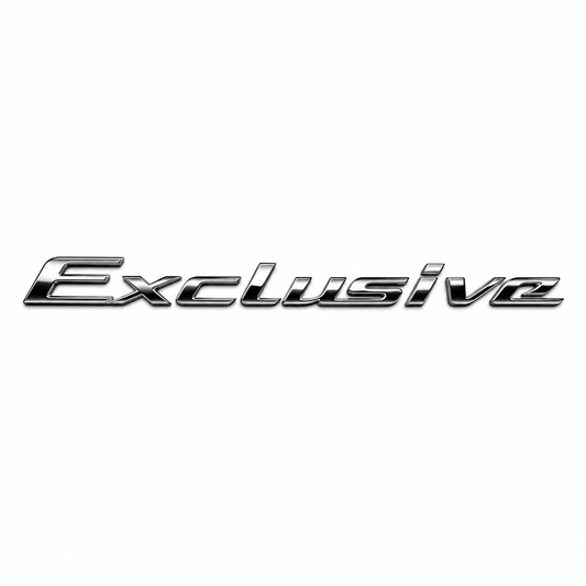 Exclusive Krom Bagaj Yazısı Chevrolet Uyumlu