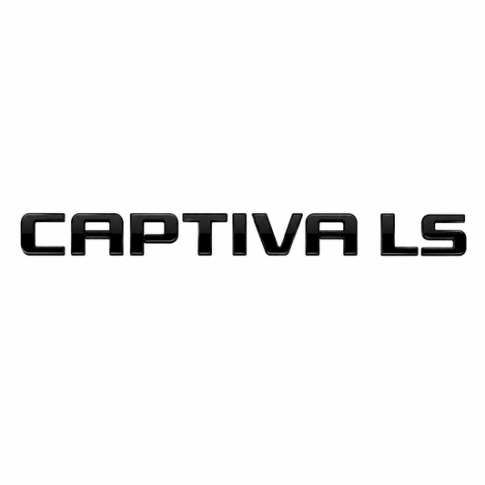 Captiva LS Siyah Bagaj Yazısı Chevrolet Uyumlu
