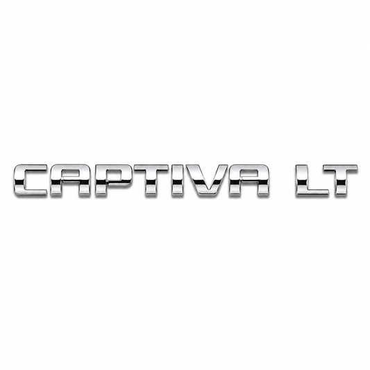 Captiva LT Krom Bagaj Yazısı Chevrolet Uyumlu