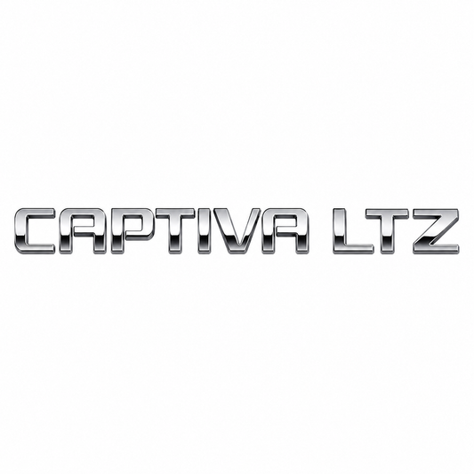 Captiva LTZ Krom Bagaj Yazısı Chevrolet Uyumlu