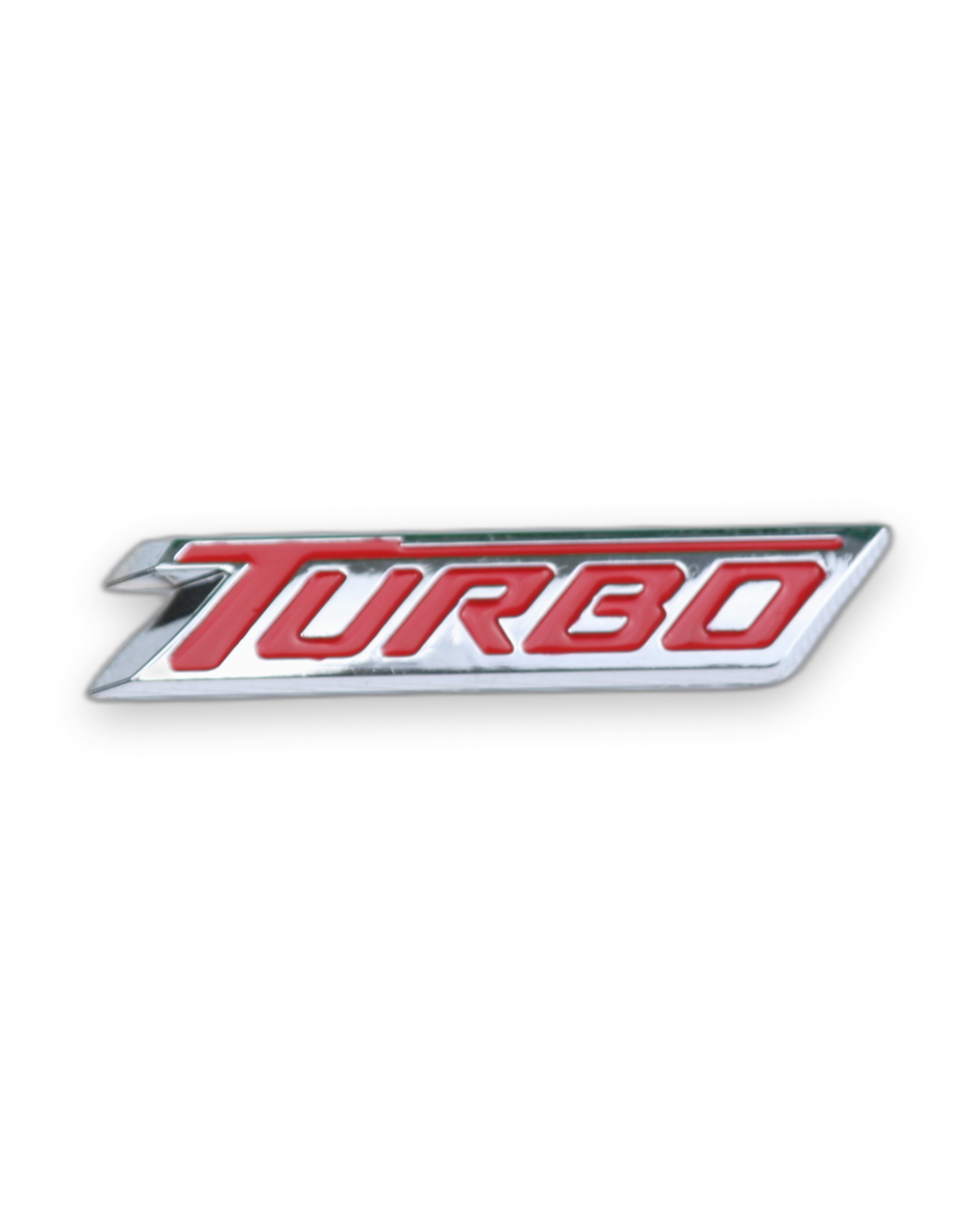 Turbo Kırmızı Bagaj Yazısı Chevrolet Uyumlu