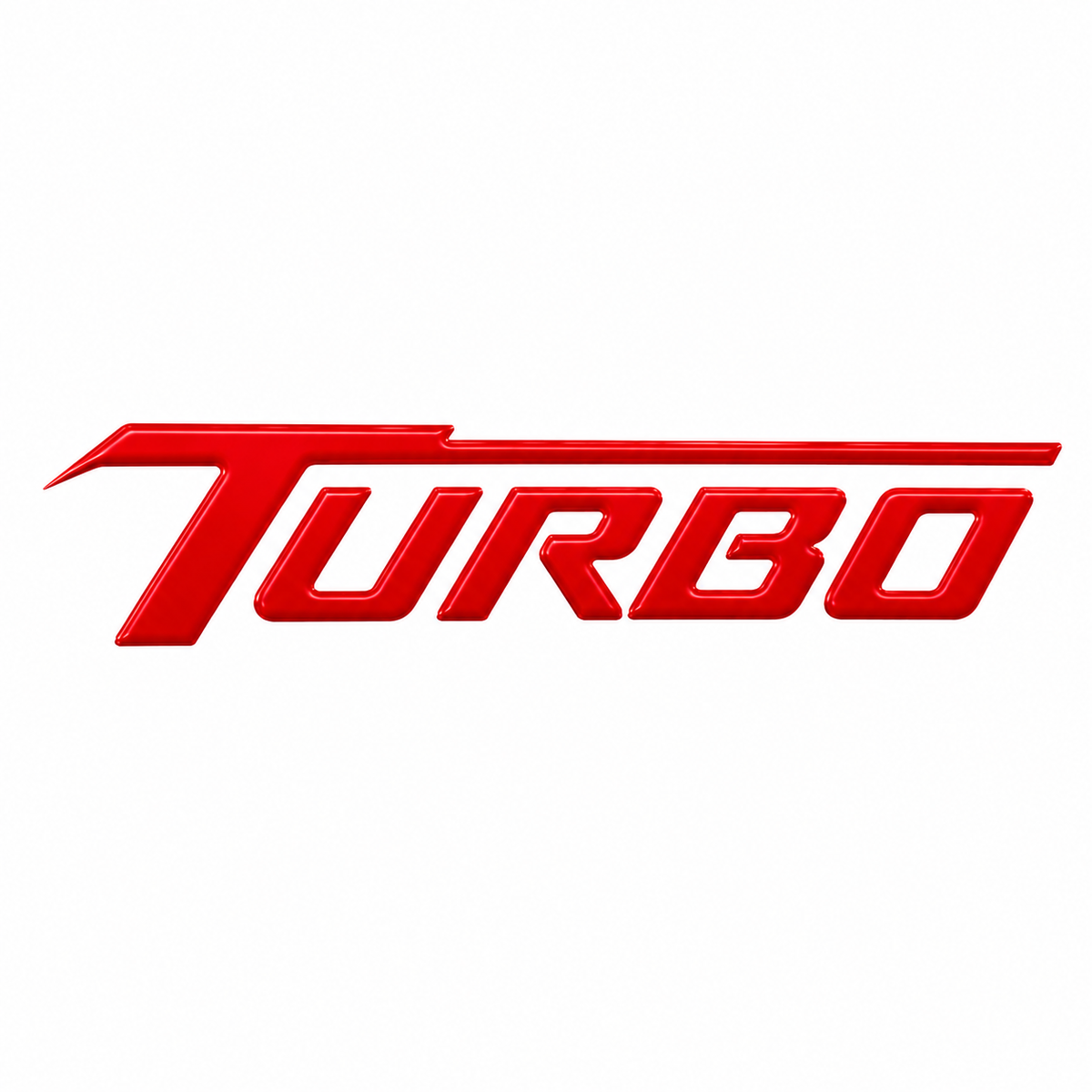 Turbo Kırmızı Bagaj Yazısı Chevrolet Uyumlu
