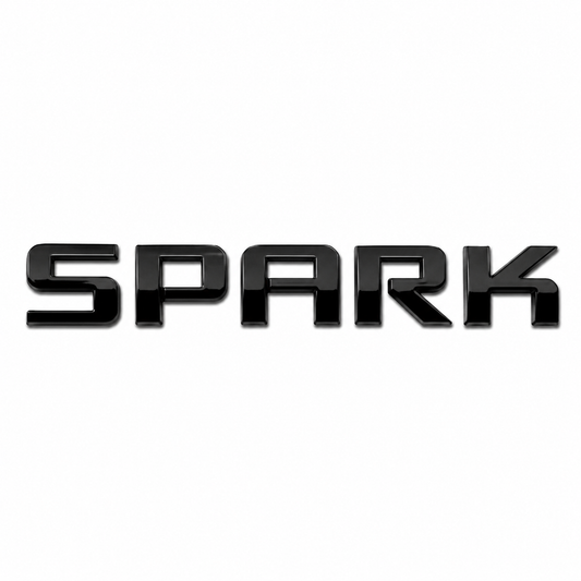 Spark Siyah Bagaj Yazısı Chevrolet Uyumlu