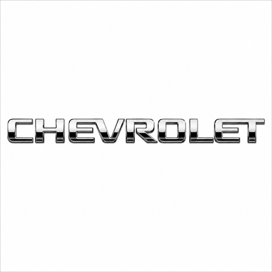 Chevrolet Krom Bagaj Yazısı Chevrolet Uyumlu