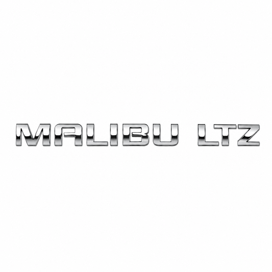 Malibu LTZ 2010-2016 Krom Bagaj Yazısı Chevrolet Uyumlu