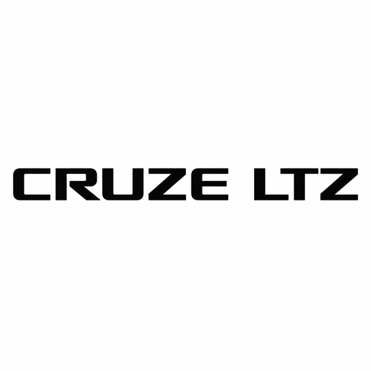 Cruze LTZ Siyah Bagaj Yazısı Chevrolet Uyumlu