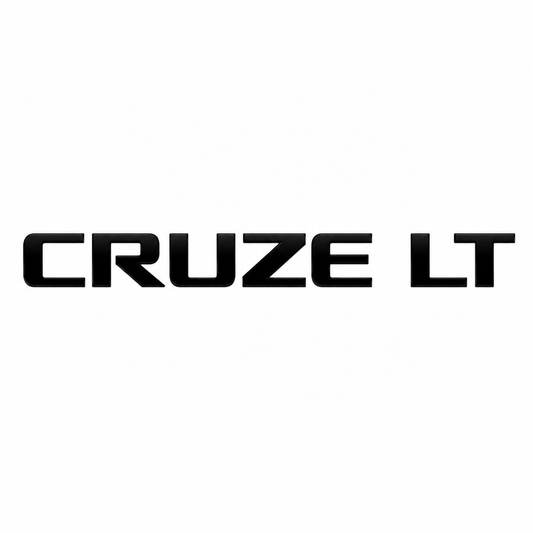 Cruze LT Siyah Bagaj Yazısı Chevrolet Uyumlu