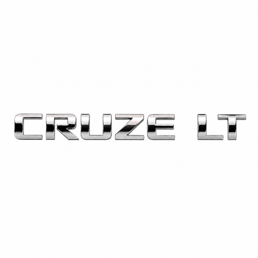 Cruze LT Krom Bagaj Yazısı Chevrolet Uyumlu
