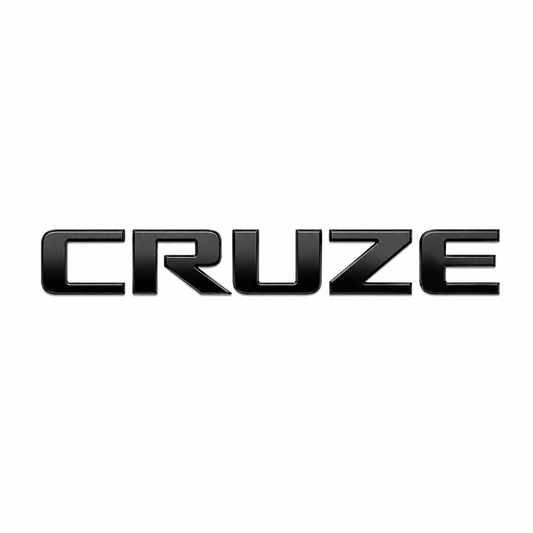 Cruze Küçük varyant Siyah Bagaj Yazısı Chevrolet Uyumlu
