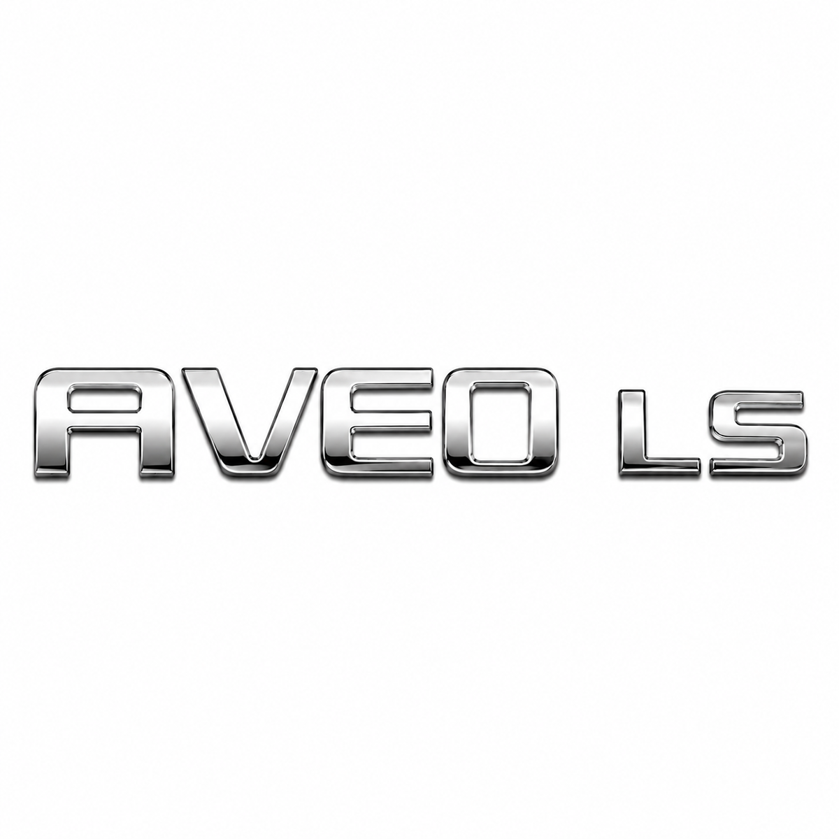 Aveo LS 2006-2010 Krom Bagaj Yazısı Chevrolet Uyumlu