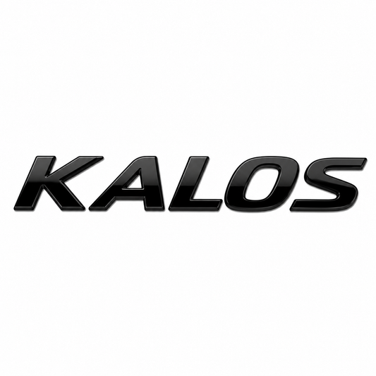 Kalos Siyah Bagaj Yazısı Chevrolet Uyumlu