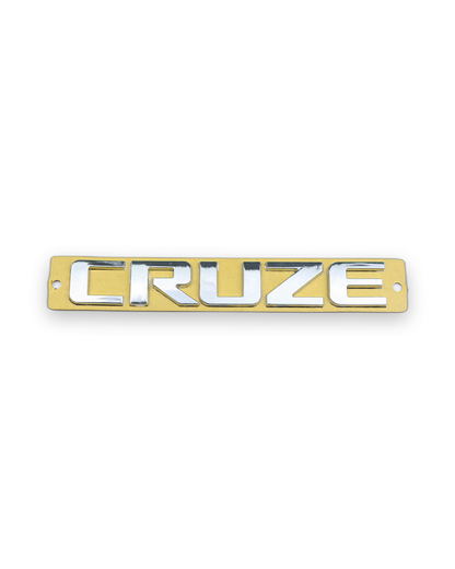 Cruze Küçük Krom Bagaj Yazısı Chevrolet Uyumlu