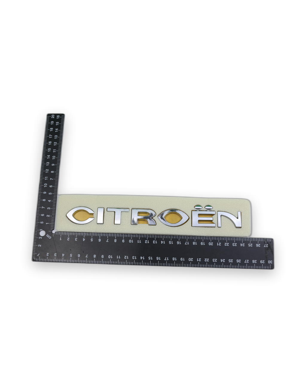Citroen Ölçü: 225x30 mm Krom Bagaj Yazısı Citroen Uyumlu