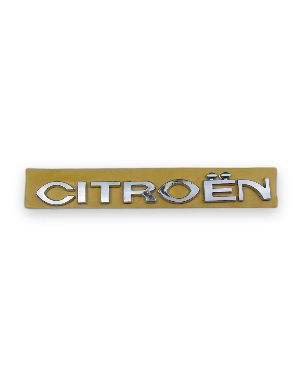 Citroen Ölçü: 225x30 mm Krom Bagaj Yazısı Citroen Uyumlu