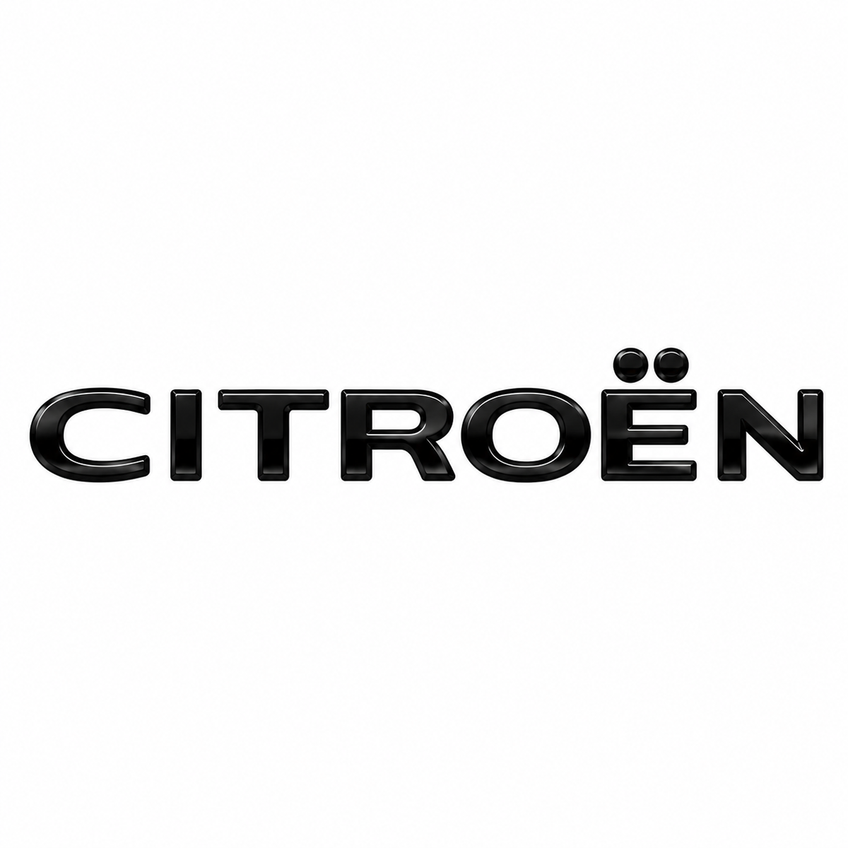 Citroen Siyah Bagaj Yazısı Citroen Uyumlu