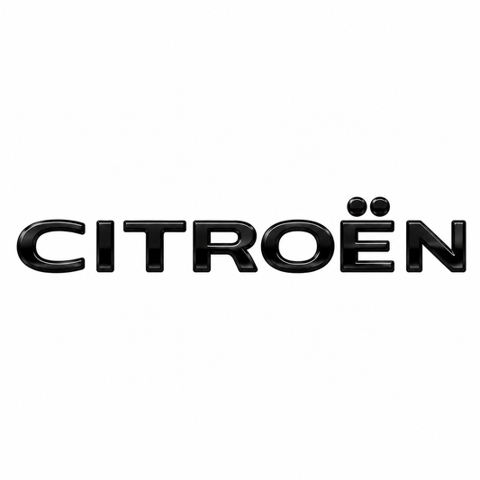 Citroen Siyah Bagaj Yazısı Citroen Uyumlu