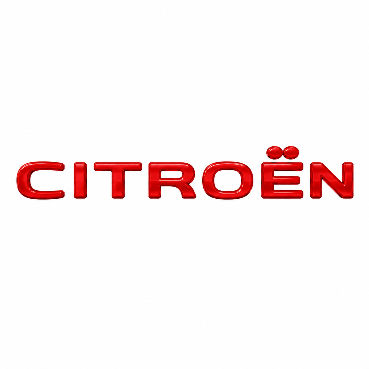 CITROEN Kırmızı Bagaj Yazısı Citroen Uyumlu