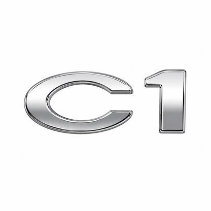 C1 Krom Bagaj Yazısı Citroen Uyumlu