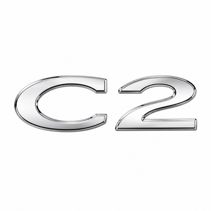 C2 Krom Bagaj Yazısı Citroen Uyumlu