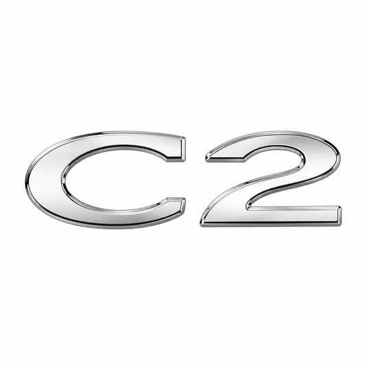 C2 Krom Bagaj Yazısı Citroen Uyumlu