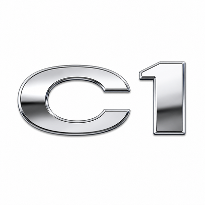 C1 Krom Bagaj Yazısı Citroen Uyumlu