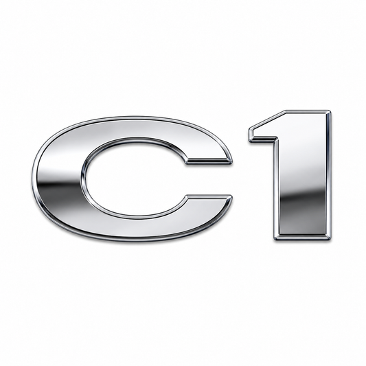 C1 Krom Bagaj Yazısı Citroen Uyumlu