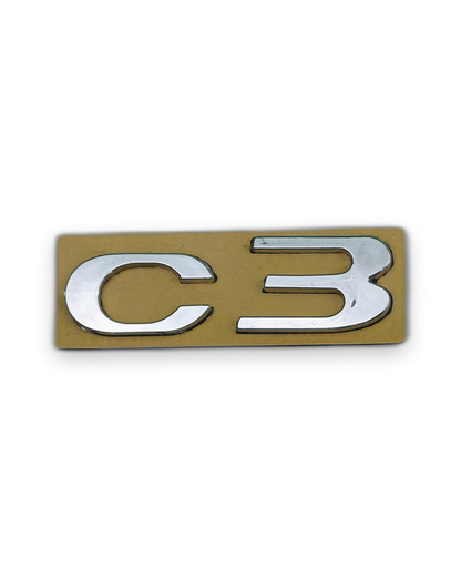 C3 Krom Bagaj Yazısı Citroen Uyumlu