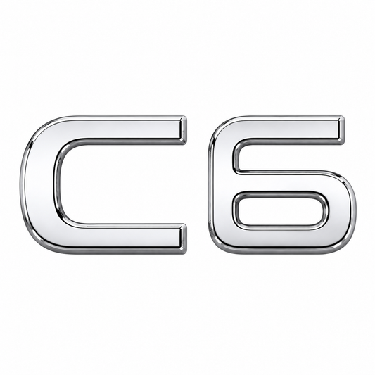 C6 Krom Bagaj Yazısı Citroen Uyumlu