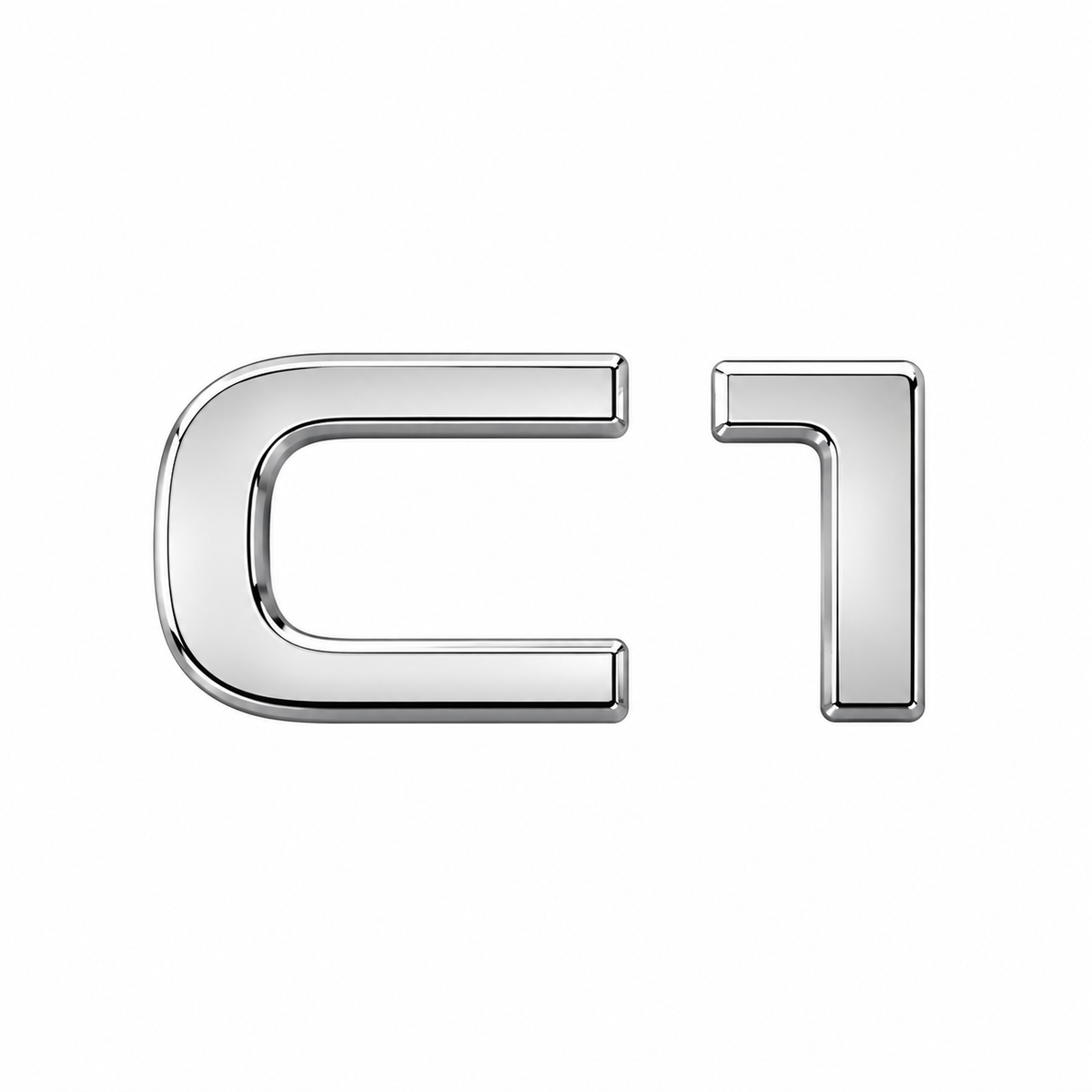 C1 Krom Bagaj Yazısı Citroen Uyumlu