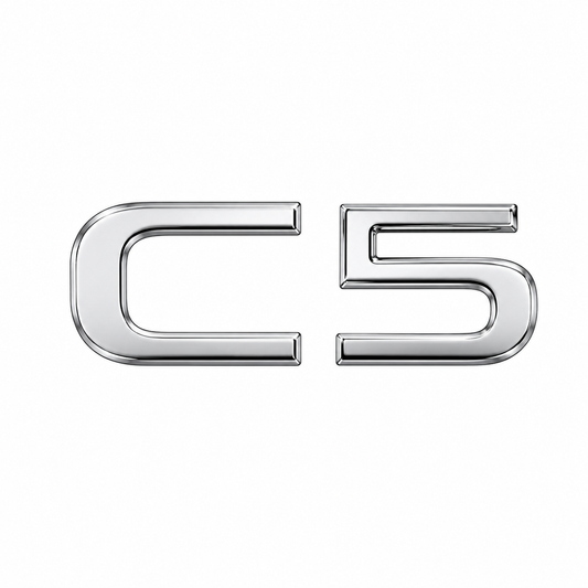 C5 Krom Bagaj Yazısı Citroen Uyumlu