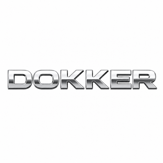 Dokker Krom Bagaj Yazısı Dacia Uyumlu