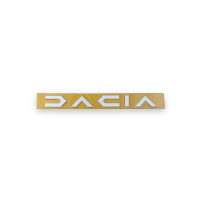 Dacia Beyaz Bagaj Yazısı Dacia Uyumlu