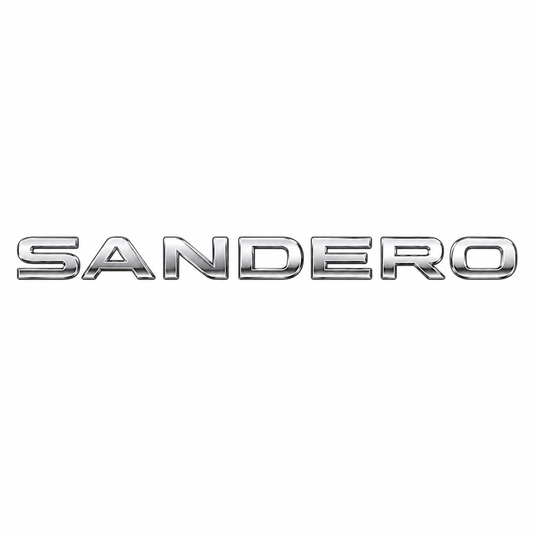 Sandero Krom Bagaj Yazısı Dacia Uyumlu