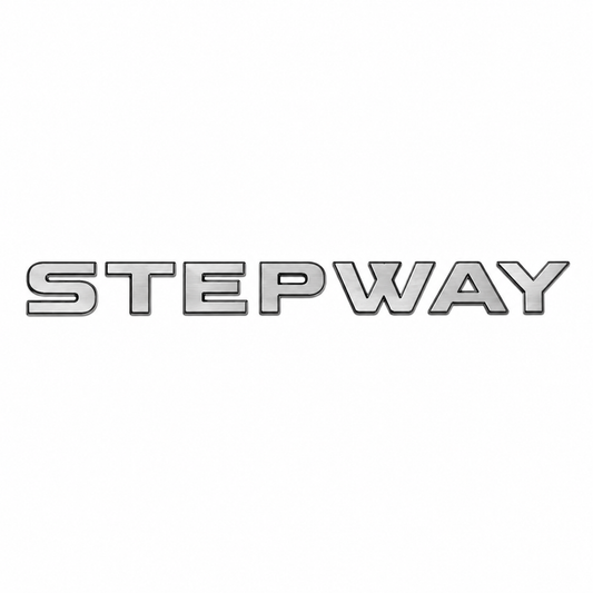 Stepway Sağ ön kapı için, şablonlu Gri Kapı Yazısı Dacia Uyumlu