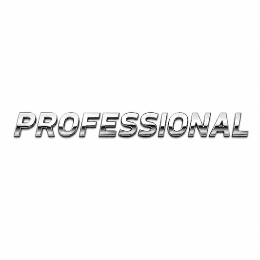 Professional Kırmızı Bagaj Yazısı Fiat Uyumlu