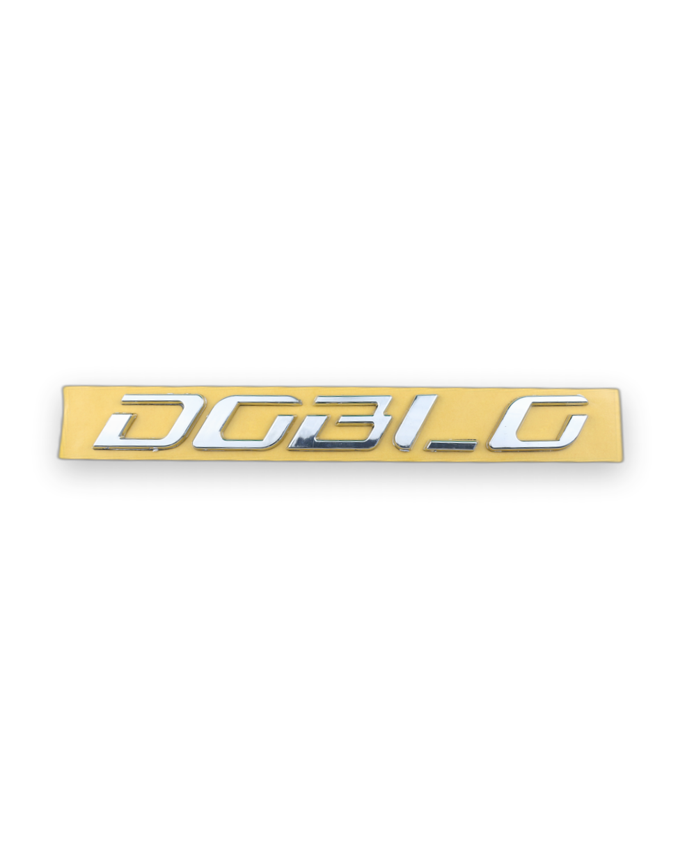 Doblo 2016-2018 model Krom Bagaj Yazısı Fiat Uyumlu