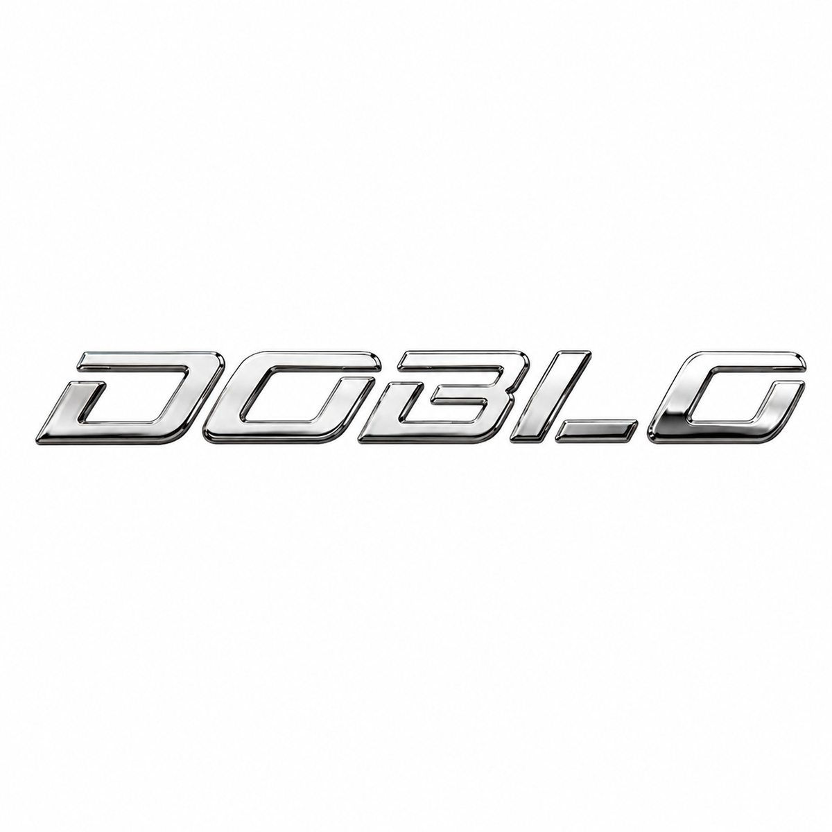 Doblo 2016-2018 model Krom Bagaj Yazısı Fiat Uyumlu